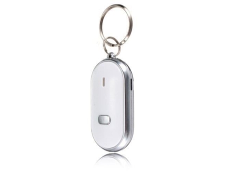 Porta-chaves Unissexo Volibear Porte Sonoro Prático Branco
