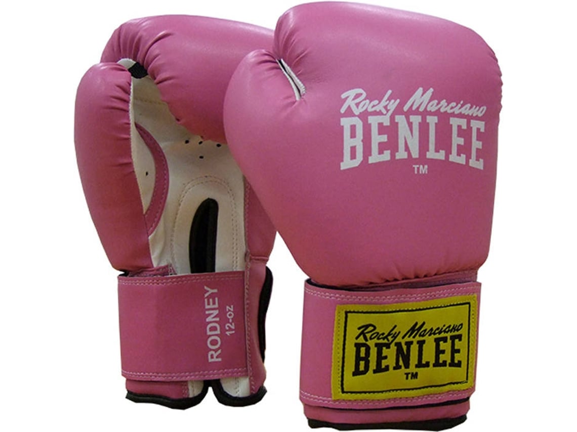 Luvas de Boxe BENLEE Rodney 12 Oz Rosa/Branco