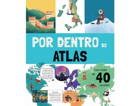 Por Dentro do Atlas - Livro com Janelas VÁRIOS AUTORES