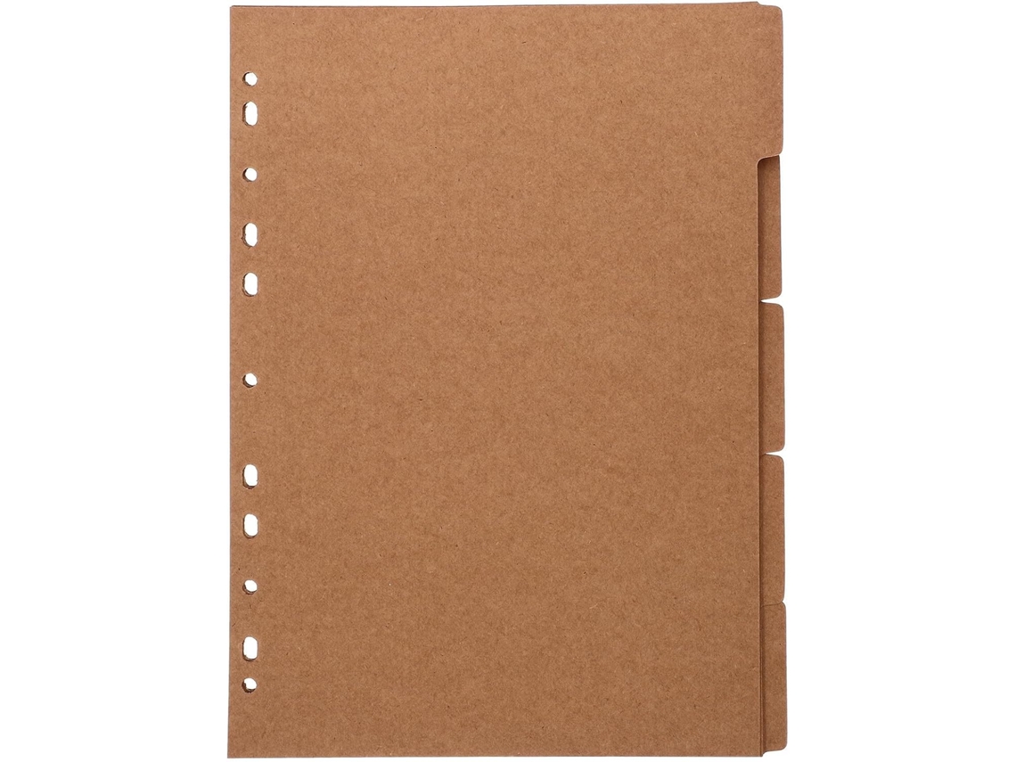 Divisórias De Papel Mikinona Encadernação, Cor Cáqui, Organizar Documentos, Cadernos E Arquivos