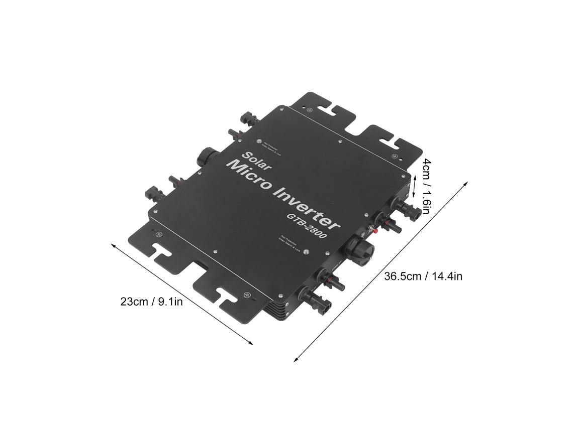 Inversor Solar Conectado À Rede Laxiscreed Com Mppt, Wifi E Proteção Ip65 Para Uso Exterior