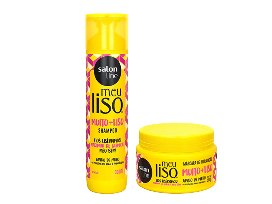 Coffret de Cabelo SALON LINE Meu Liso Muito Liso Liso Perfeito 2