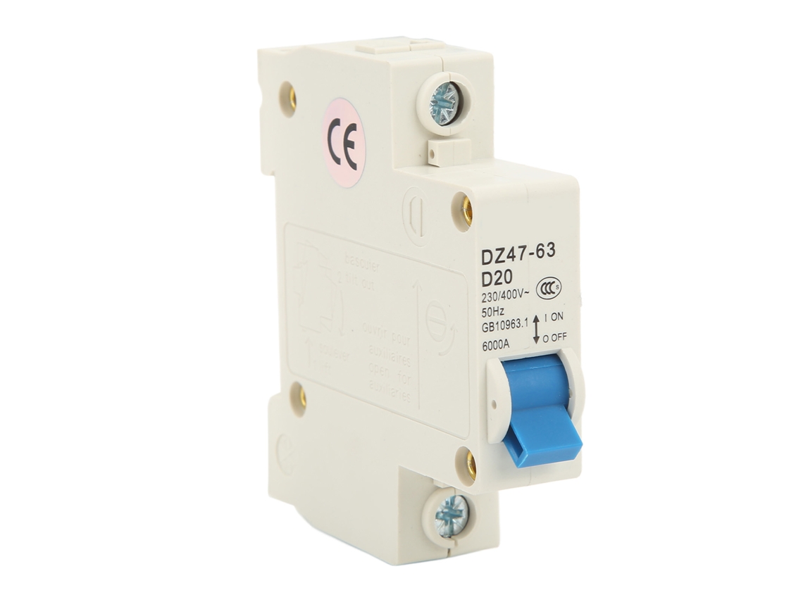 Laxiscreed Disjuntor 1p Miniatura Din Rail Proteção Contra Sobrecarga