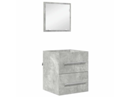 Conjunto Cinzeto Banheiro Móveis MAISON EXCLUSIVE 41x38,5x48 cm
