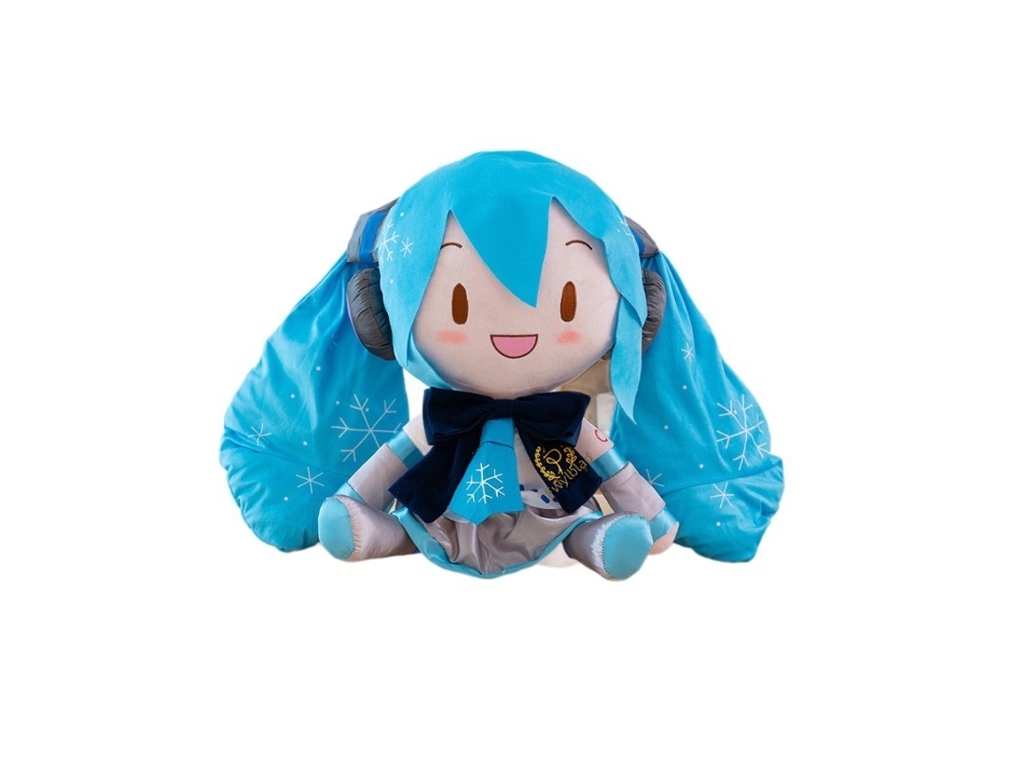 Pelúcia Hatsune Miku 50cm, Brinquedo de Pelúcia, Item Decorativo, Presente, Versão Clássica Sem Laço CHABERLU