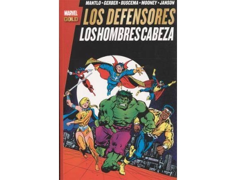 Livro Los Defensores: Los Hombres Cabeza de Steve Gerber Sal Buscema Et Al (Espanhol)
