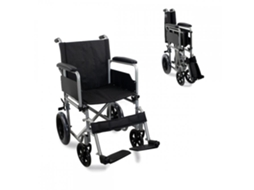 Cadeira de Rodas Dobrável MOBICLINIC Marsella (Rodas Pequenas - 46 cm - Cinzento)
