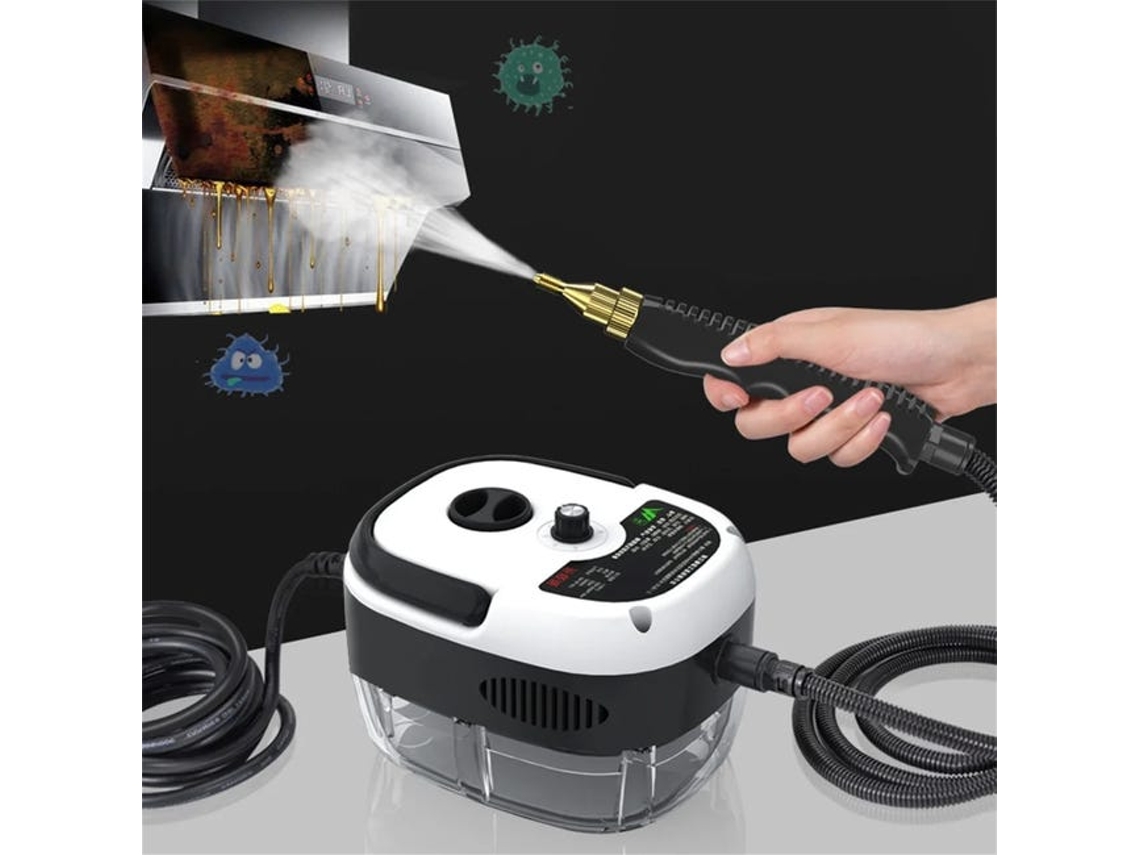Limpador a vapor portátil, esterilização em alta temperatura, jato de alta pressão, para limpeza doméstica, limpeza de carros, cozinha e ar condicionado.
