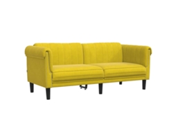 Sofa, Sofas Vidaxl Amarelo Veludo (n/a)
