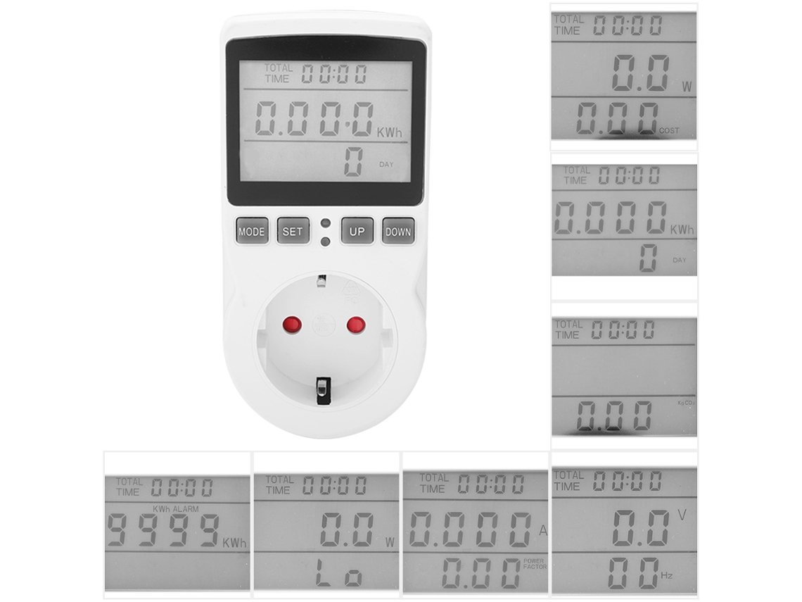 Laxiscreed Tomada De Energia Com Alarme 200-250v Padrão Europeu Sem Retroiluminação