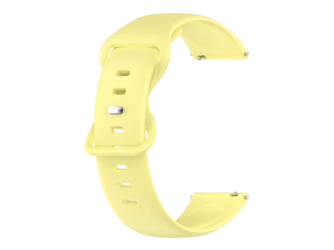 Bracelete Silicone de Cor Sólida para Samsung Galaxy Watch Active (20mm) Branco XIAOMOYU