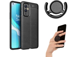 Capa Popsocket Para Oneplus Rugged Leather Yemaesre Pele Castanho