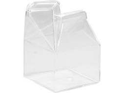 Adorável Copo De Vidro Transparente Em Formato De Casa, Ideal Para Café, Leite E Água. Embalagem Ino Gokoco