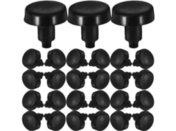 Vanzack Conjunto De 50-protetores Pés Móveis Pretos Com Design Antiderrapante E Material Pe Para Proteger Pisos Madeira