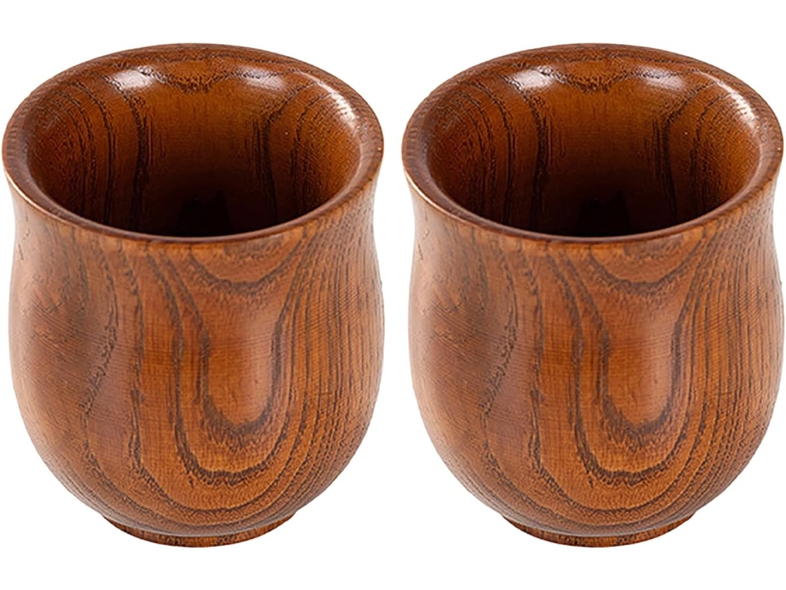Conjunto De Copos Genéricos, 2 Peças, Estilo Retrô