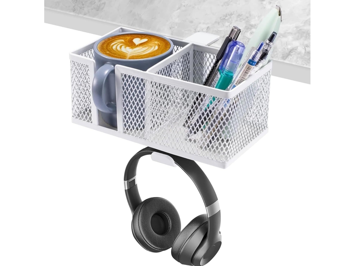 Suporte Para Celular Nodrill Que Economiza Espaço, Com Gancho Para Fone De Ouvido, Ideal Para Mesas, Estações De