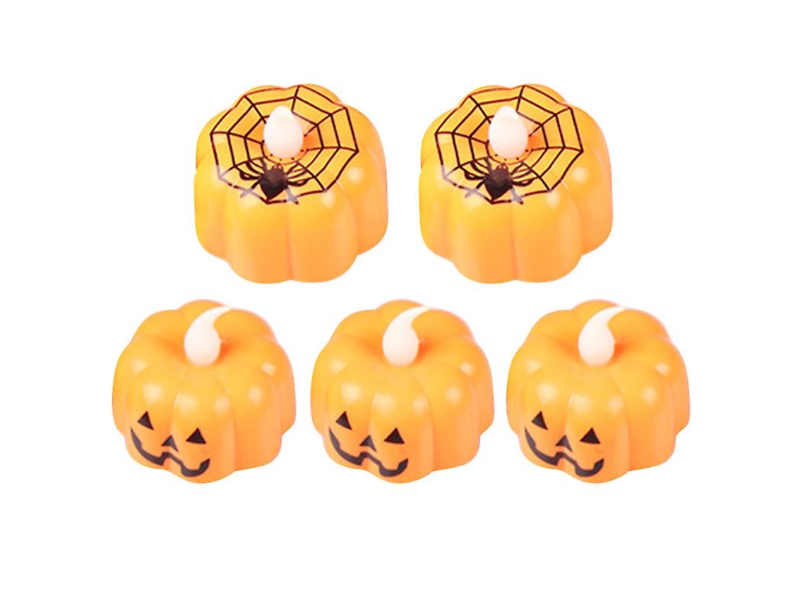 5 Unidades de Luz de Abóbora de Halloween ALLINLESS