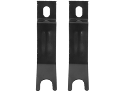 Rebe-extensores De Eixo Para Bicicleta Infantil Com Rodas De Treinamento Estabilizadores De Aço Resistente Ao Desgaste E Óxido 13,50x4,00x3,10cm Negro