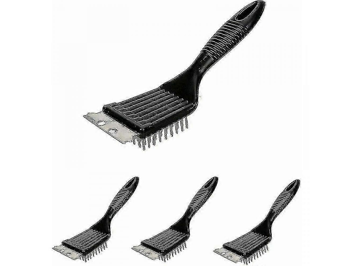 Conjunto De 4 Escovas De Limpeza Para Grelhas.