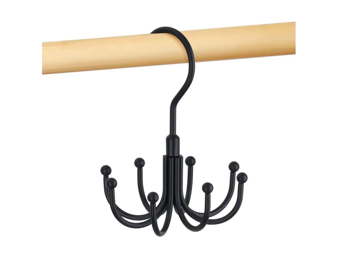 Cabide Cintos CHRUI Rotativo 24 Cintos (preto)