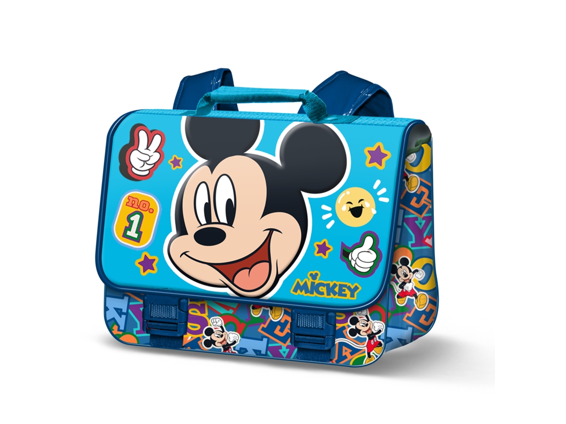 Mochila KARACTERMANIA Mickey Mouse Blissy Cartable 2.0 Laranja