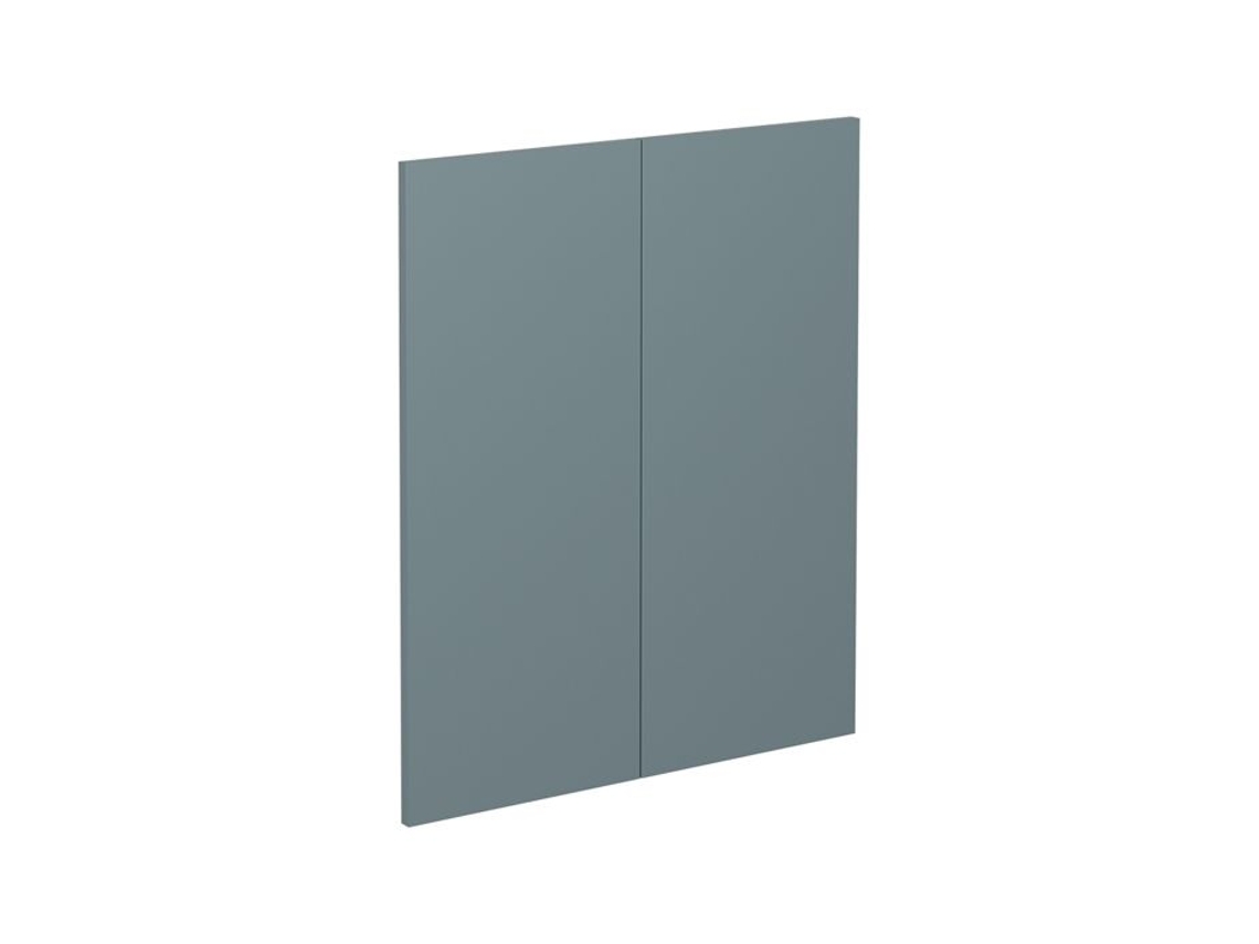 Frente de Cozinha R line, 59.2x71.3cm, para móvel baixo, azul cinza VICCO