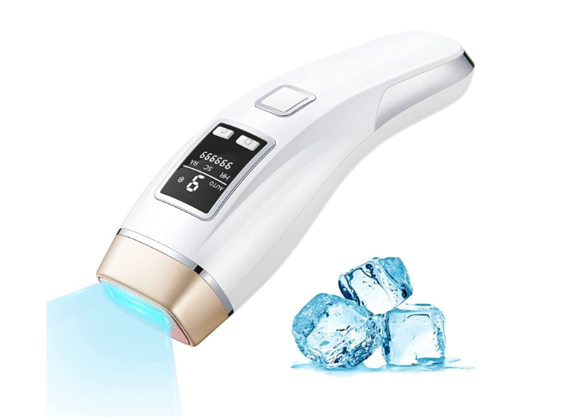 Depilador Ipl Yizhood Gelo 999.999 Flashes Atualizado Branco