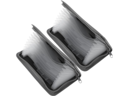 Organizador de Recibos Villcase Small Sanfonado, 2 peças, expansível, para documentos, multifuncional e portátil.