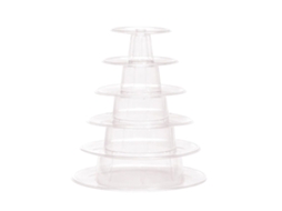 Suporte De Plástico Para Bolos, Suporte Compacto Empilhável Para Bolos E Biscoitos, Suporte Para Cupcakes De Macaron Faça Você Mesmo Com Suporte Para