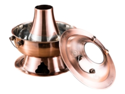 Pote De Cobre Chinês Para Fricção, Pote Violeta 30 Cmslowmoose