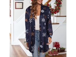 Laxiscreed Sweatshirt Natal Com Manga Longa E Estampa Festiva, Tamanho S