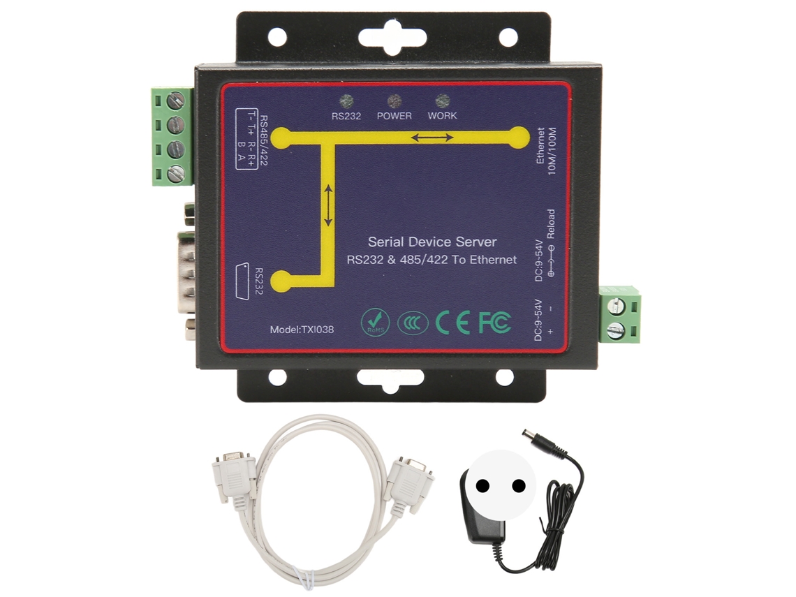 Servidor Serial (adaptador Serial De Rs232/485/422 Para Ethernet)