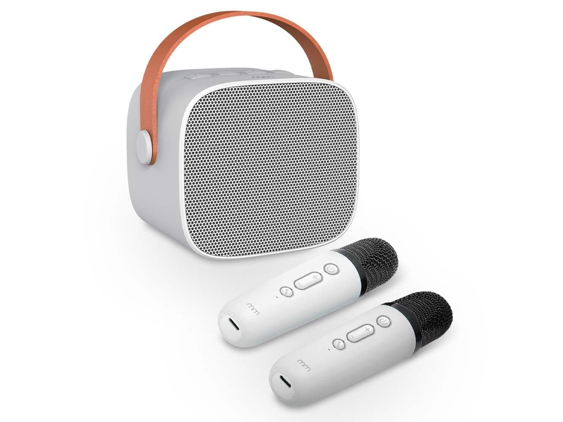 Conjunto de Karaoke Portátil com Microfones Sem Fios NORTHIX