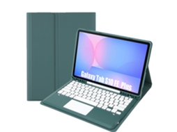 Lurelia Capa Com Teclado Bluetooth Para Samsung Tab S7fe 12.4 Com Teclado Bluetooth
