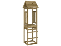 Play Tower, Play Towers Vidaxl Marrom Madeira De Pinho Impregnada (n/a)