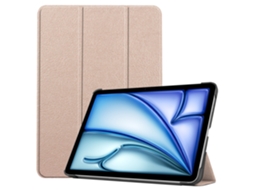 Capa Para Ipad Air 11 2024 Capa Protetora De Cor Sólida Ouro Gertiz