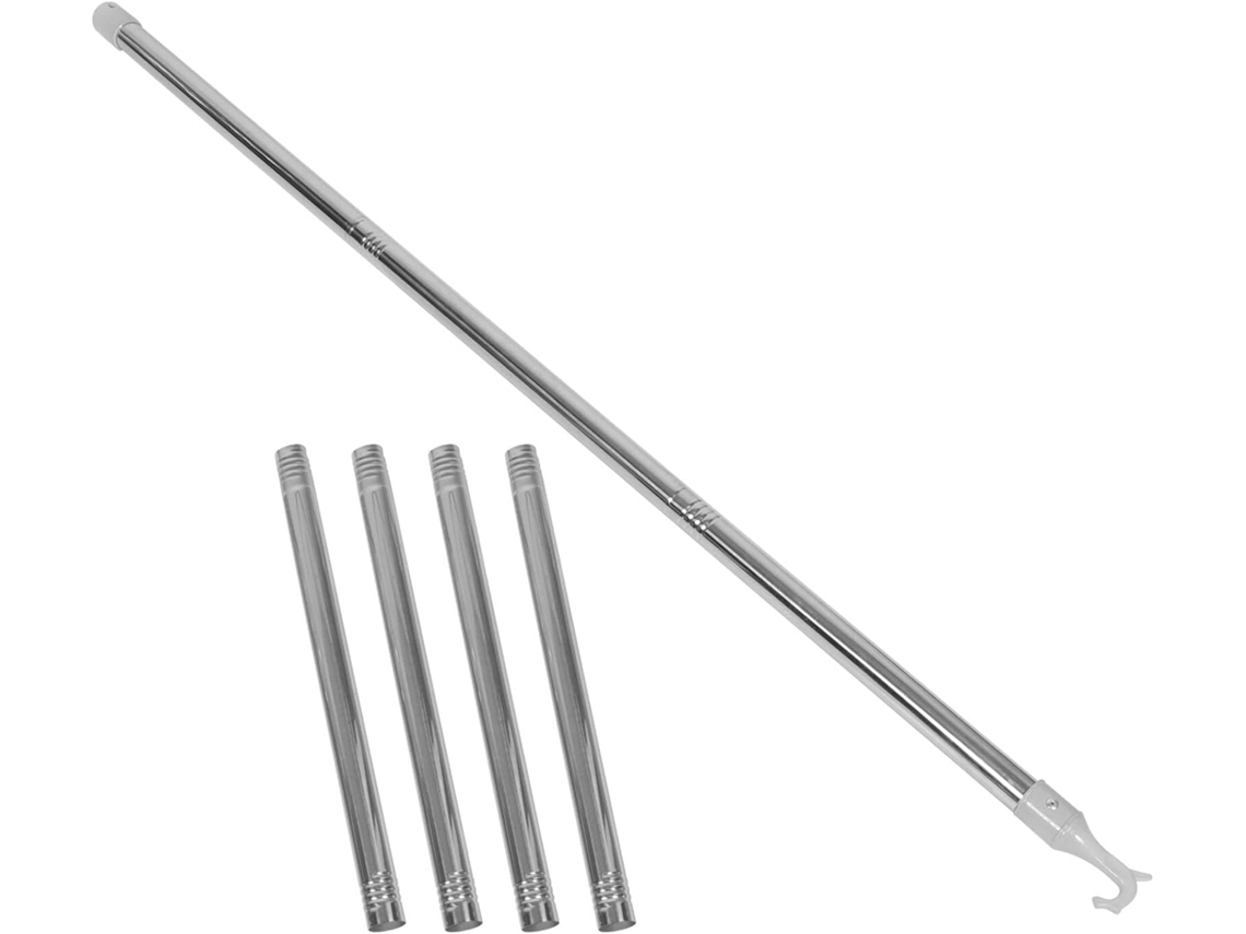 Varão De Aço Inoxidável Resistente Às Intempéries Lalafina 2, 7m Para Persianas De Enrolar, Ideal Para Abertura De