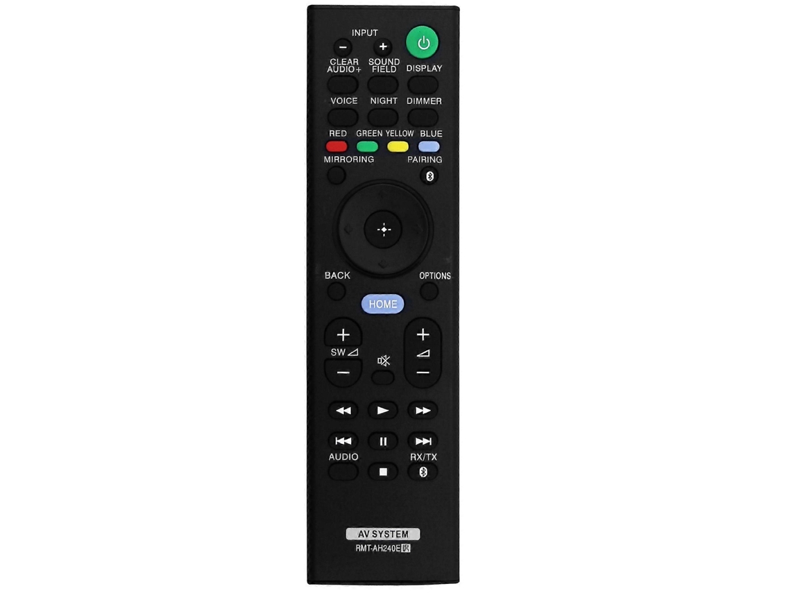 Controle Remoto Ah240e Para Soundbar Sa-nt5, Sa-wct790, Sa-ct790, Ht-xt2, Ht-ct790, Ht-nt5 (rmtah2)