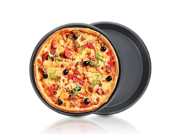 Assadeira funda para pizza Rebe em aço carbono para forno grande