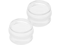 Batente De Porta De Silicone Em 2 Peças, Silencioso, Protege Contra Batidas De Portas.