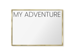Magnetic Board My Adventure For The Living Room Espelharte (100x70 Cm)
