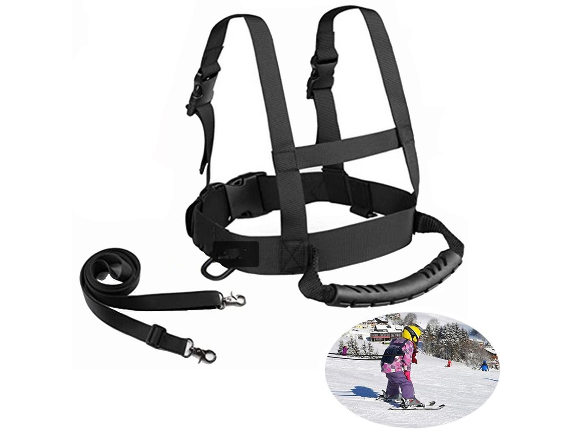 Fivela De Segurança Para Ski E Patinação Infantil Com Trava Metálica Ajustável Para Iniciantes
