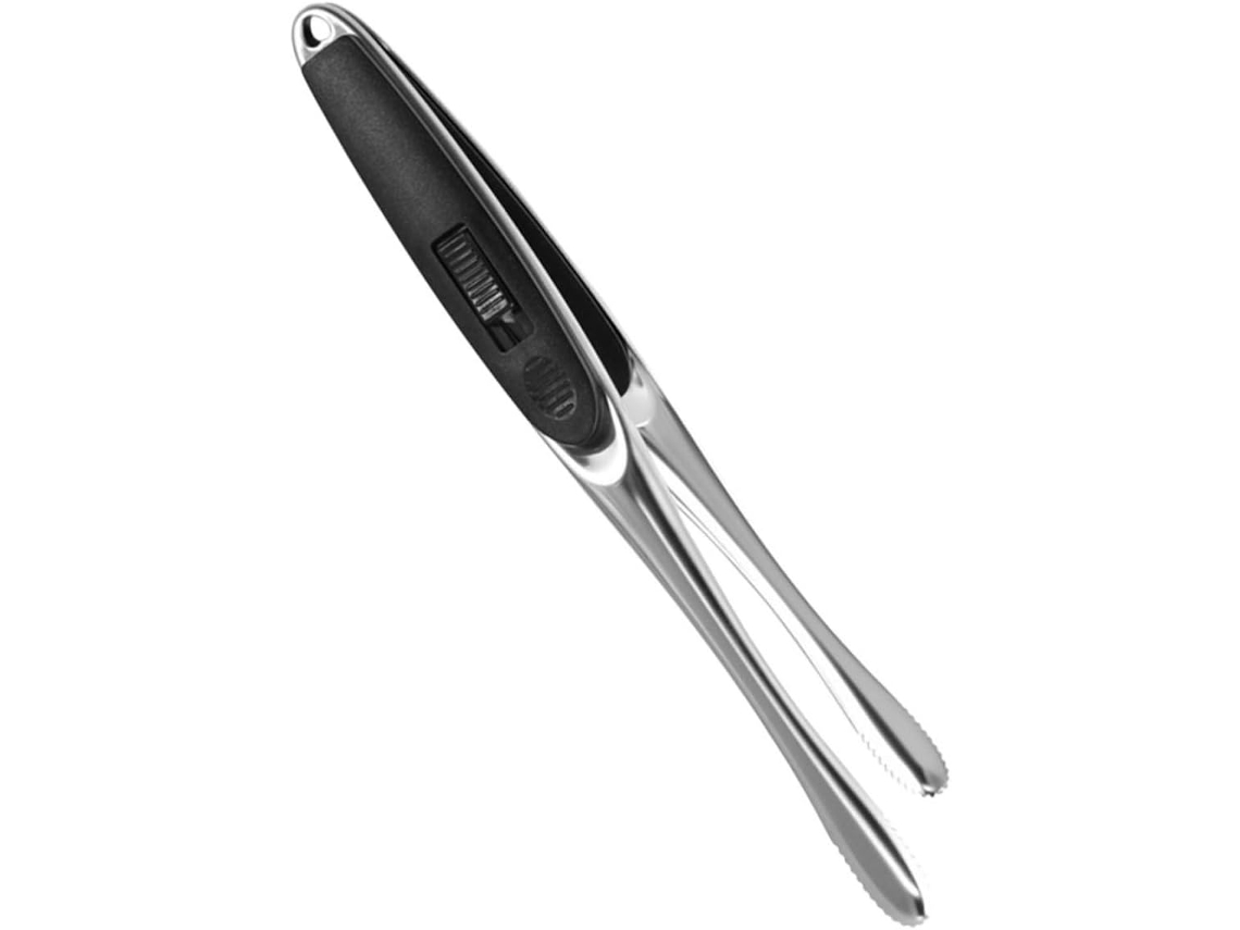 Pinça De Cozinha Ibasenice Para Pão E Carne, Ideal Para Churrasco Prática E Fácil De Guardar