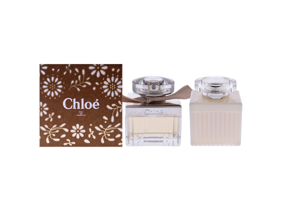 CHLOE by CHLOE para mulheres - conjunto de 2 unidades para presente spray EDP de 1,6 onças, loção corporal de 3,4 onças