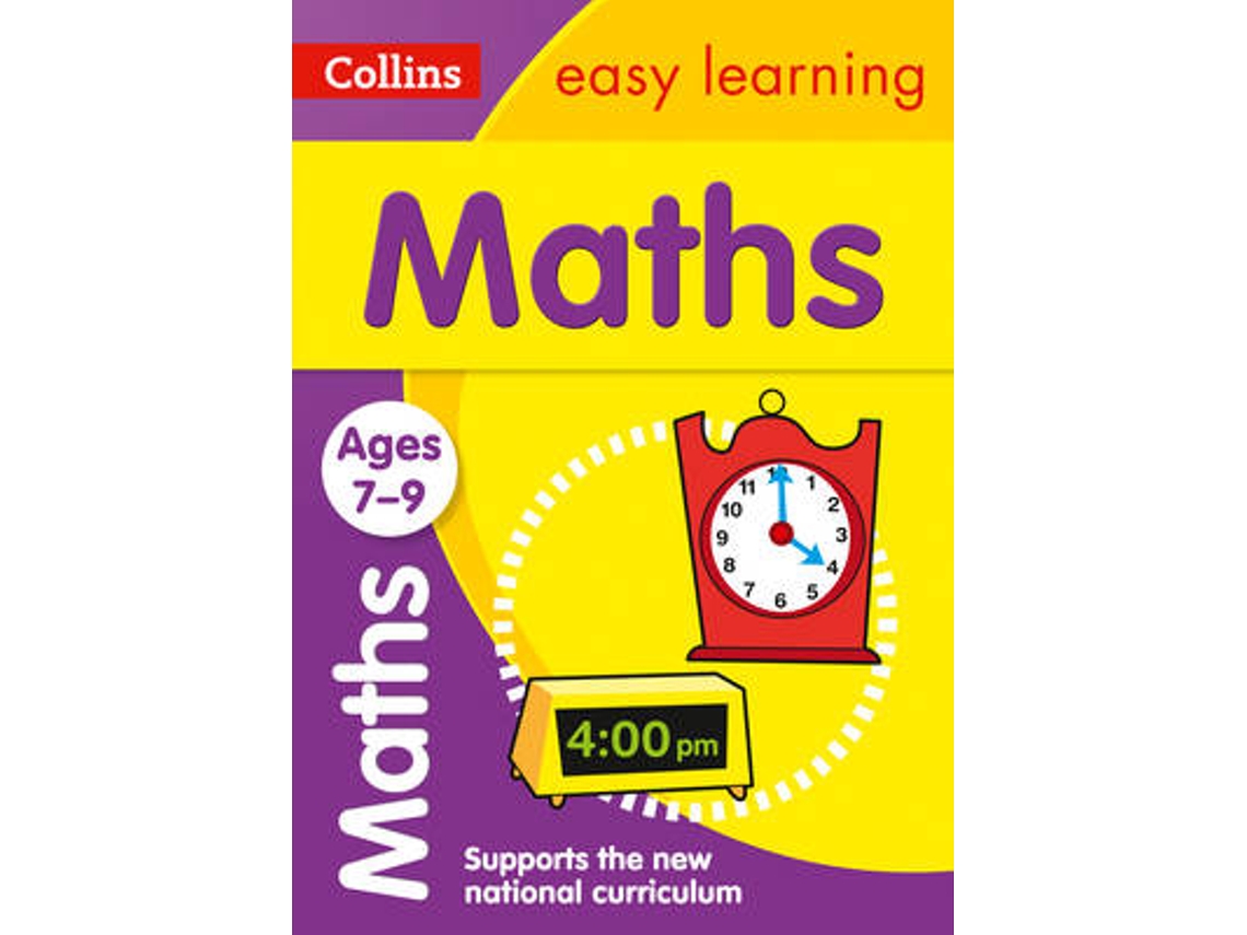 Livro Maths Ages 7-9 de Collins Easy Learning (Inglês)