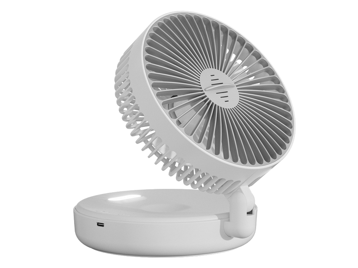 Laxiscreed Ventilador De Mesa Compacto, Portátil E Ajustável Para Escritório E Dormitório