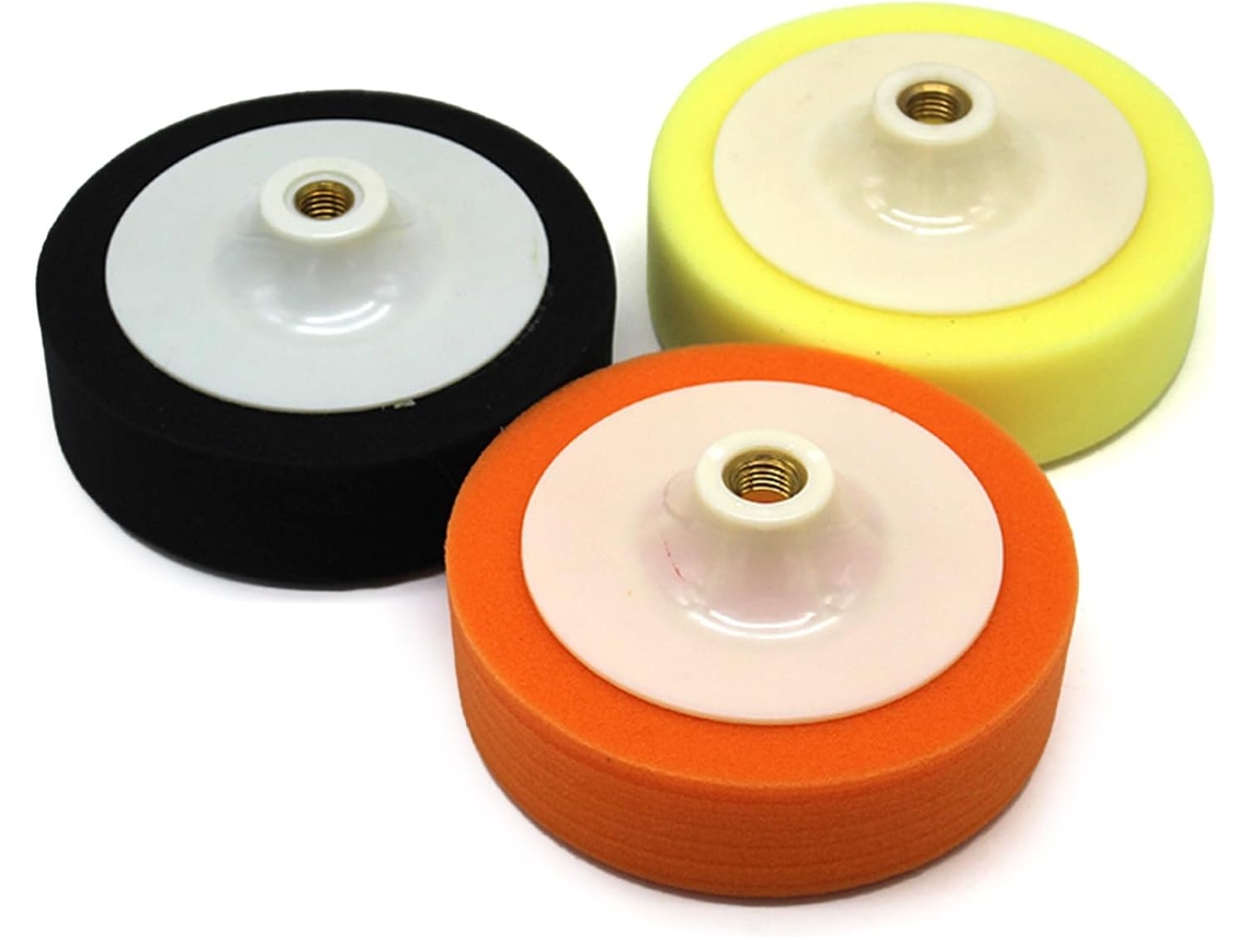 Discos De Polimento Espuma 6 Polegadas| Esponja Arame 14 Mm