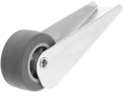 Kit De Rodas Para Portas Correr E Cercas Jardim, Com Suporte Em Nylon