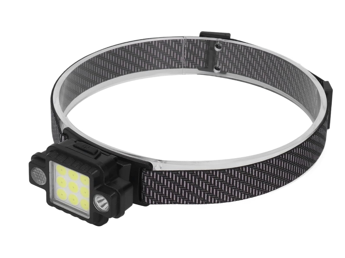 Farol Recarregável, Estojo Em Abs À Prova Dágua Para Farol Para Canteiros De Obras Yizhood (preto)