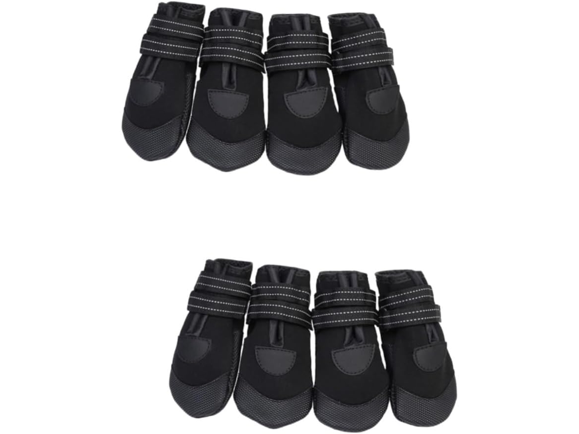 Conjunto De 8-botas Quentes Cães, Antiderrapantes, Impermeáveis E Que Mantêm Os Cães Aquecidos